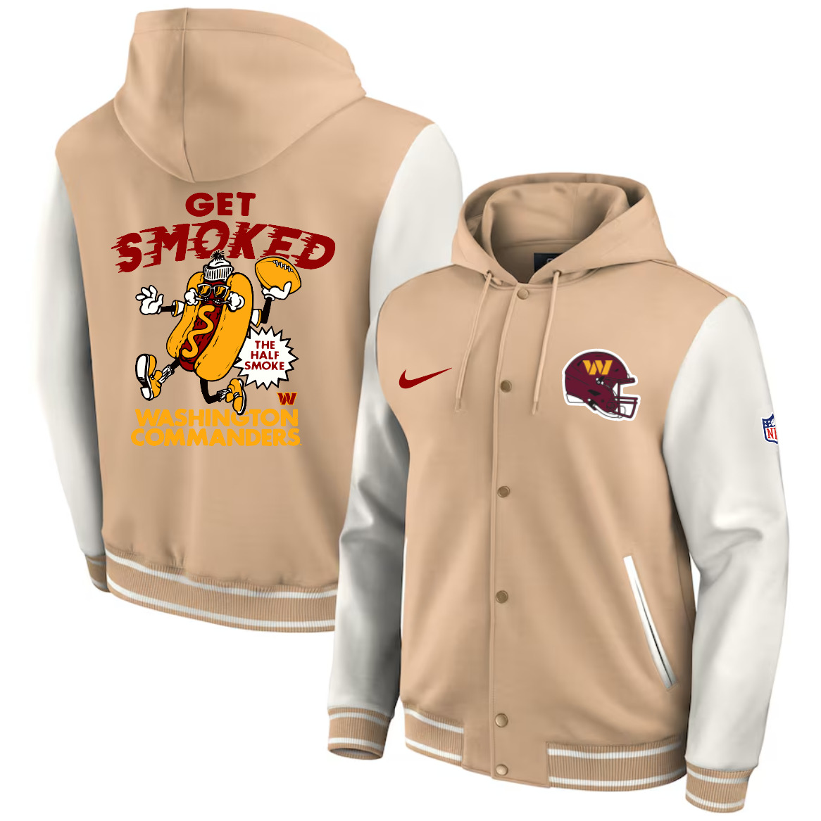 Men 2025 NFL Washington Commanders jacket syle 1->nba t-shirts->Sports Accessory